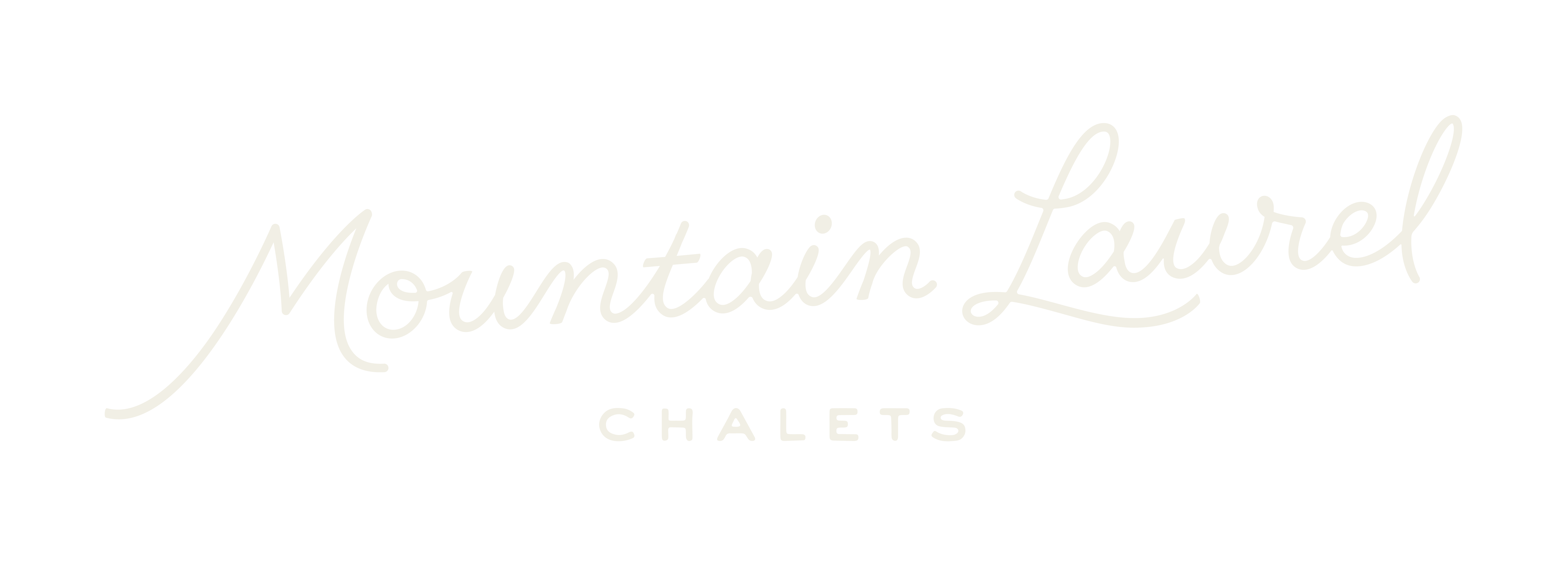 Mountain Laurel Chalets brand logo
